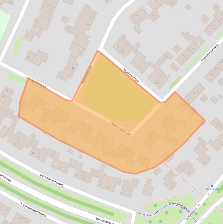 Kaart van postcodegebied 6051EH.