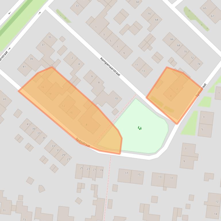 Kaart van postcodegebied 6051GV.