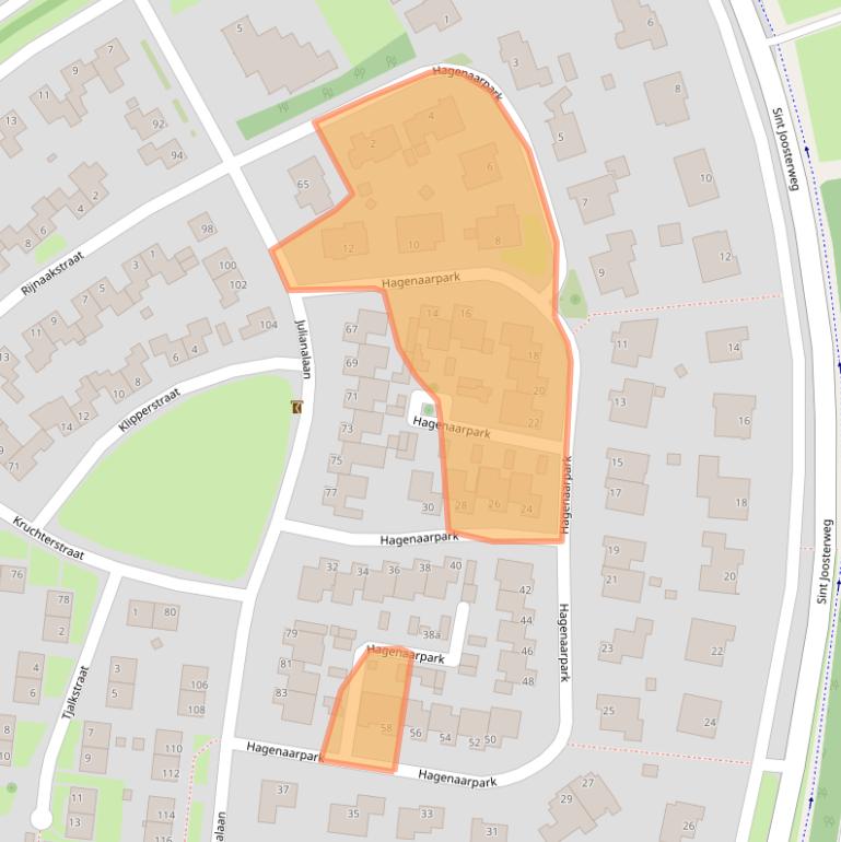 Kaart van postcodegebied 6051HC.