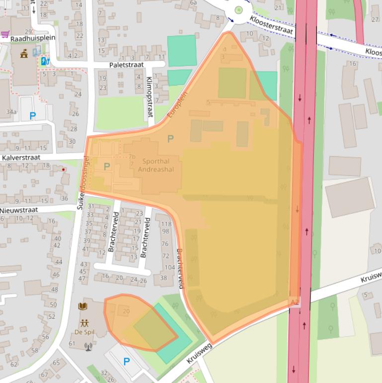 Kaart van postcodegebied 6051HM.