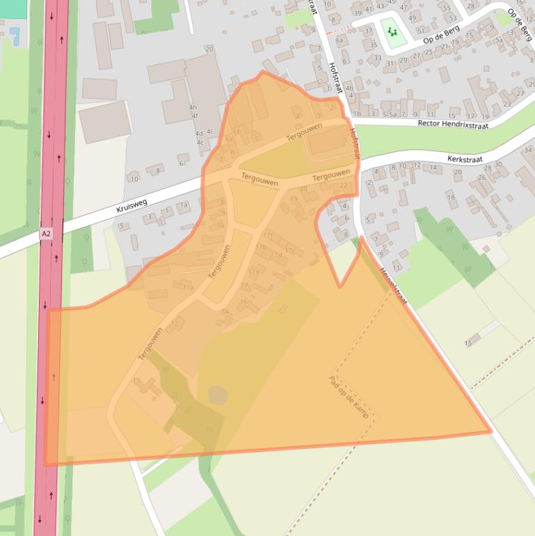 Kaart van postcodegebied 6051JE.