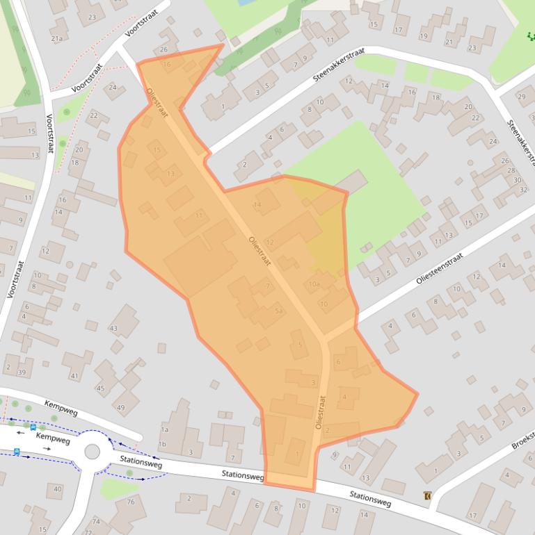 Kaart van postcodegebied 6051JS.