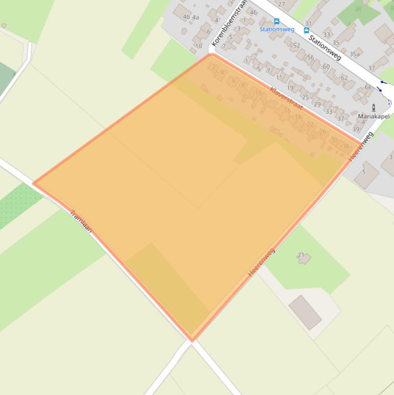 Kaart van postcodegebied 6051KE.