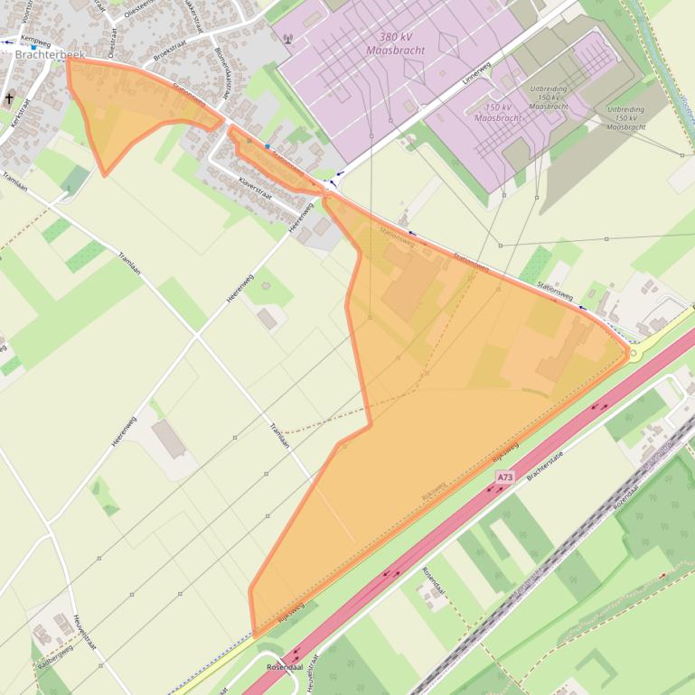 Kaart van postcodegebied 6051KL.