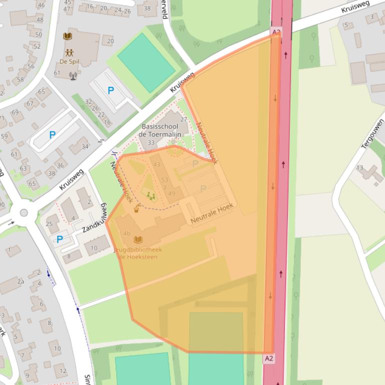 Kaart van postcodegebied 6051KX.