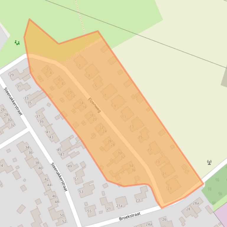 Kaart van postcodegebied 6051KZ.
