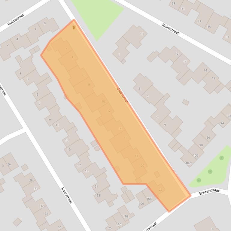 Kaart van postcodegebied 6051LA.