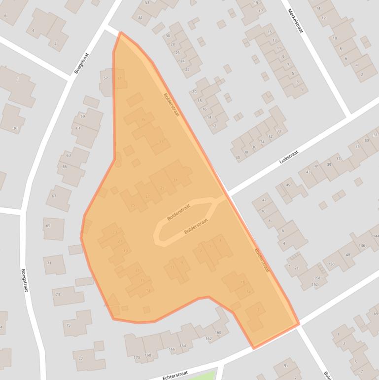 Kaart van postcodegebied 6051LN.