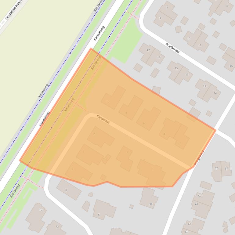 Kaart van postcodegebied 6051LT.