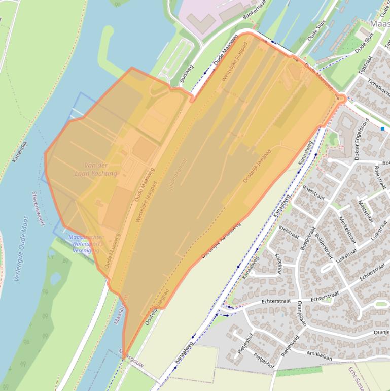 Kaart van postcodegebied 6051LV.