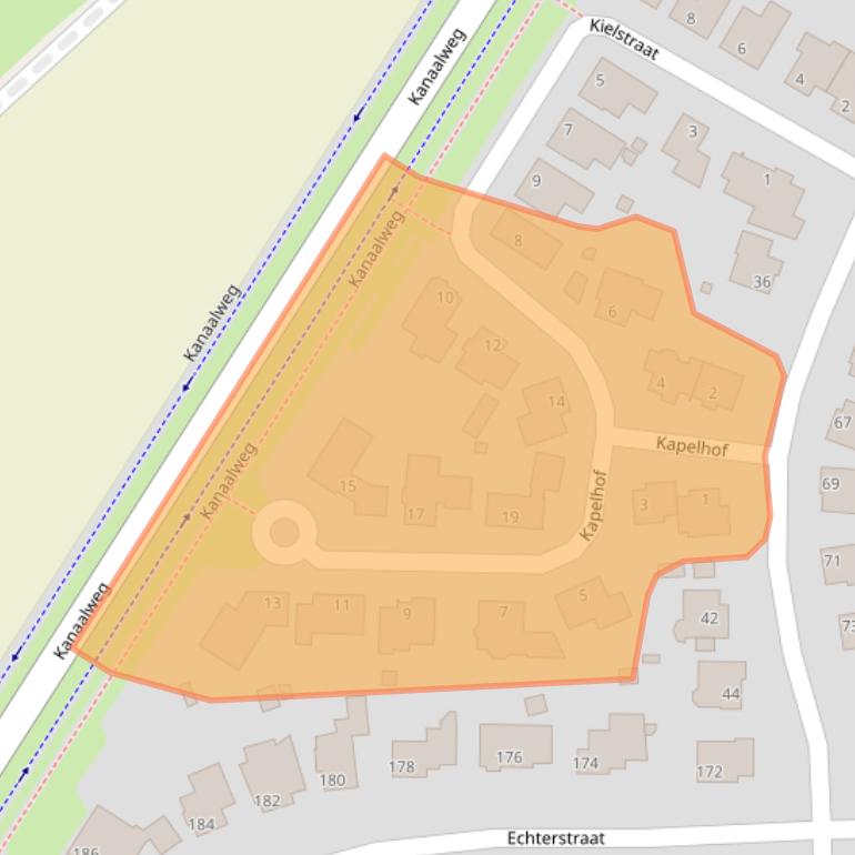 Kaart van postcodegebied 6051LW.