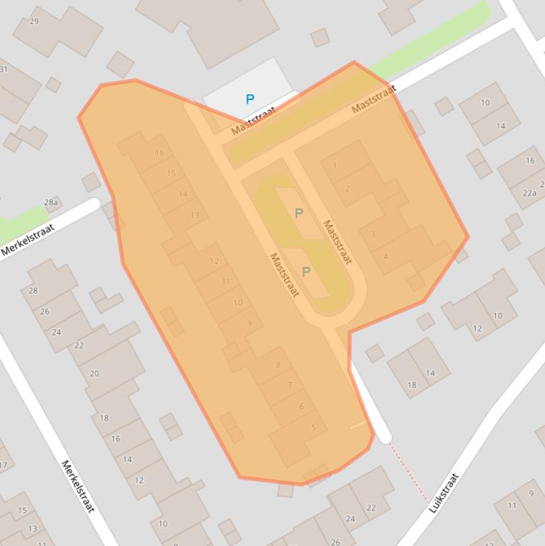 Kaart van postcodegebied 6051LX.