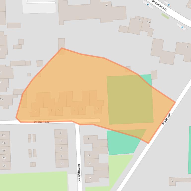 Kaart van postcodegebied 6051MX.
