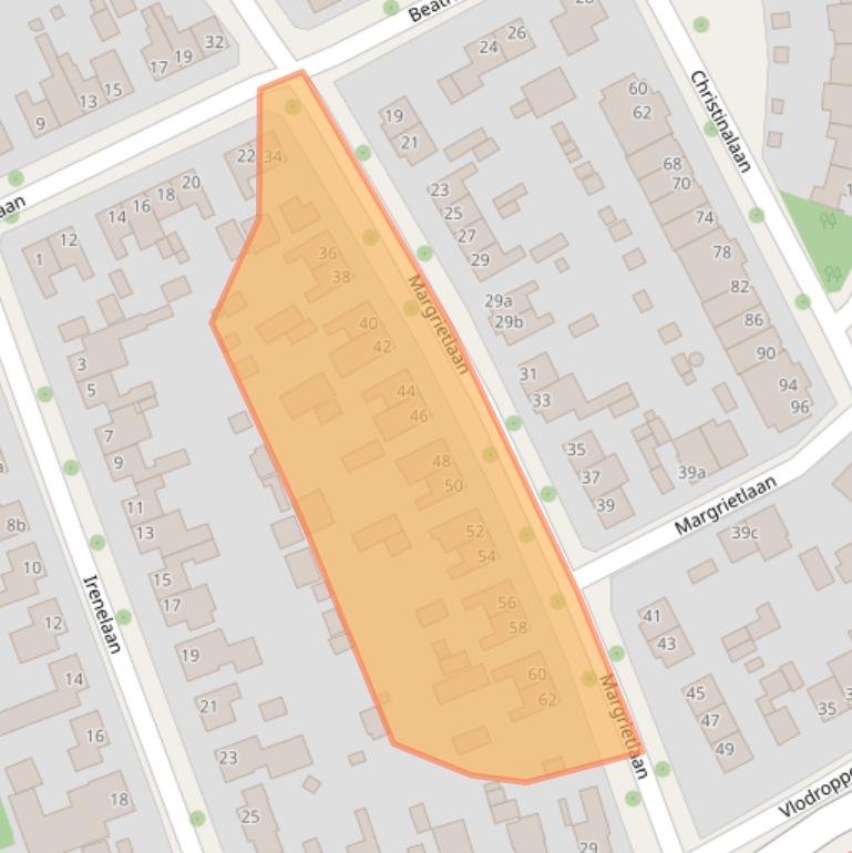Kaart van postcodegebied 6061BH.