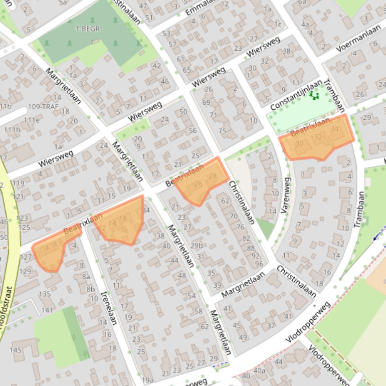 Kaart van postcodegebied 6061BR.