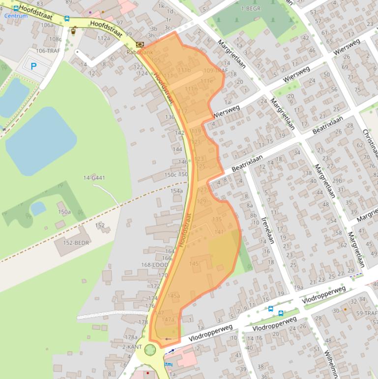 Kaart van postcodegebied 6061CC.