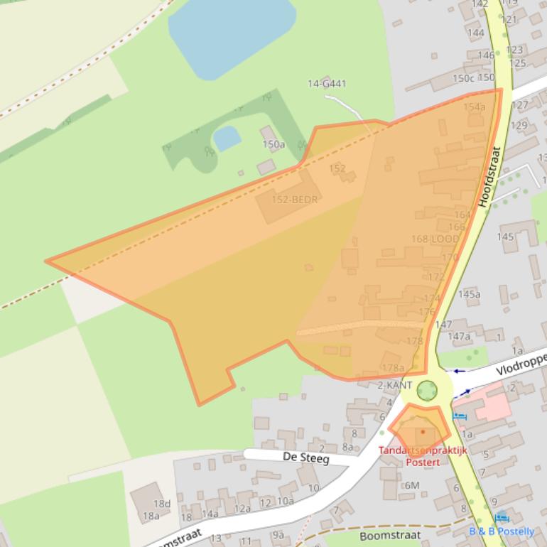 Kaart van postcodegebied 6061CH.