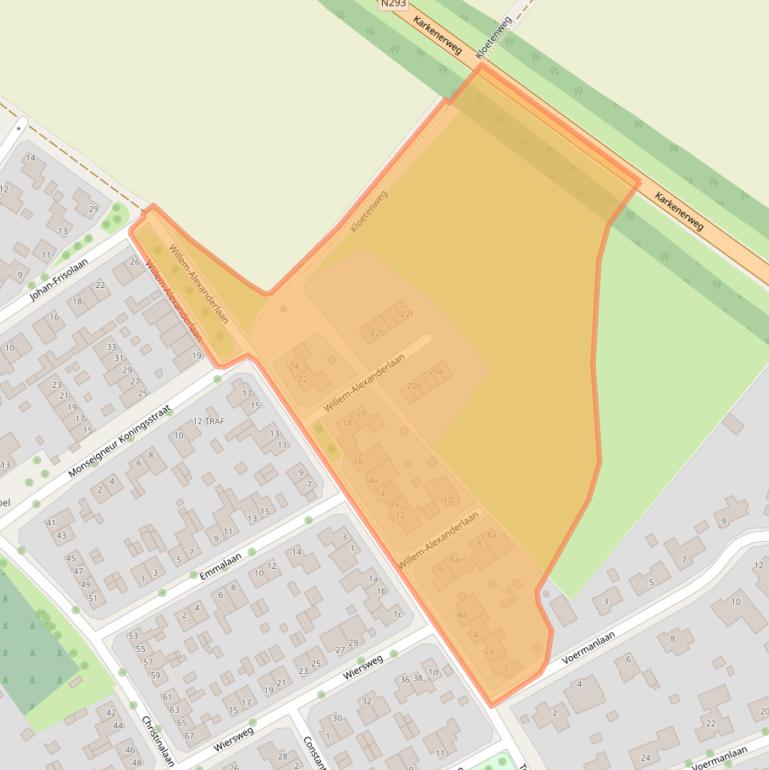 Kaart van postcodegebied 6061CP.