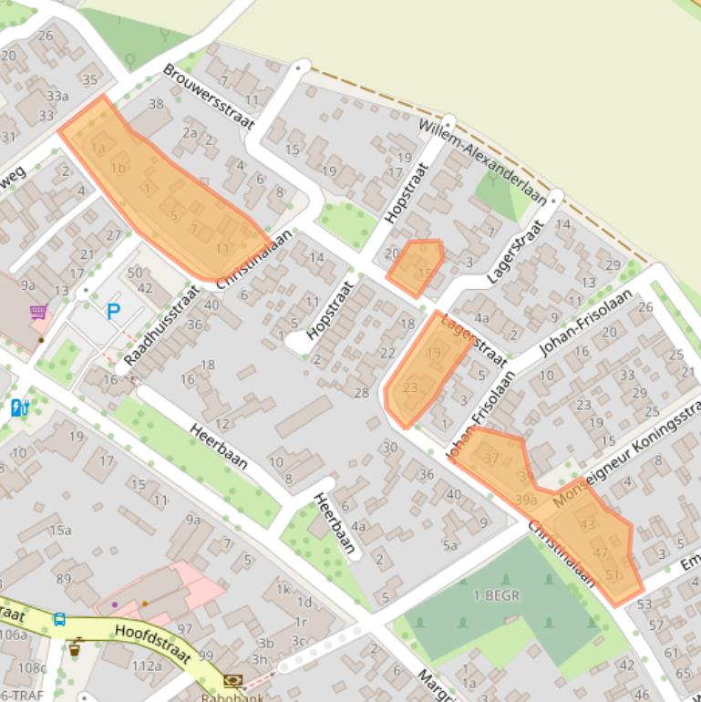 Kaart van postcodegebied 6061CV.