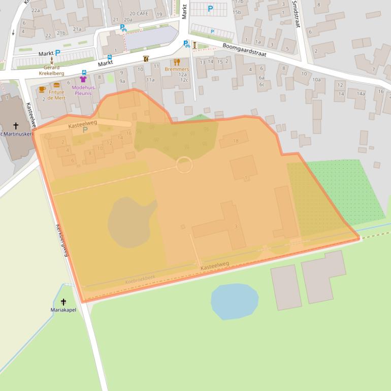 Kaart van postcodegebied 6063AB.