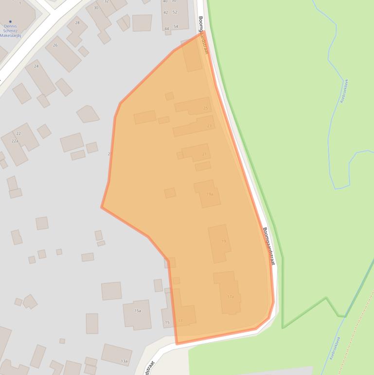 Kaart van postcodegebied 6063AG.