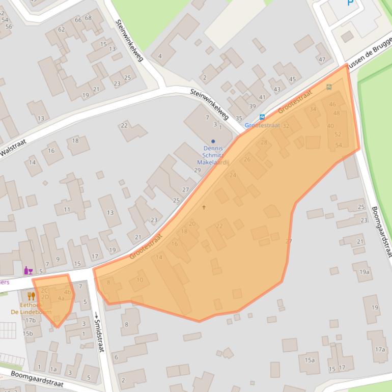 Kaart van postcodegebied 6063AL.