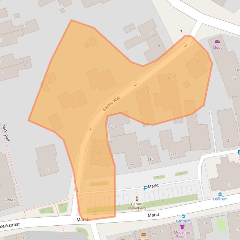 Kaart van postcodegebied 6063AP.