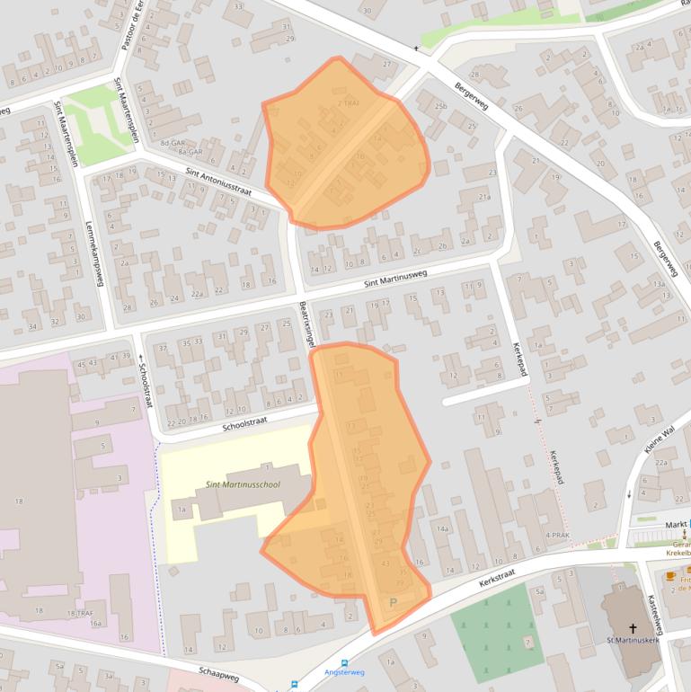 Kaart van postcodegebied 6063BB.