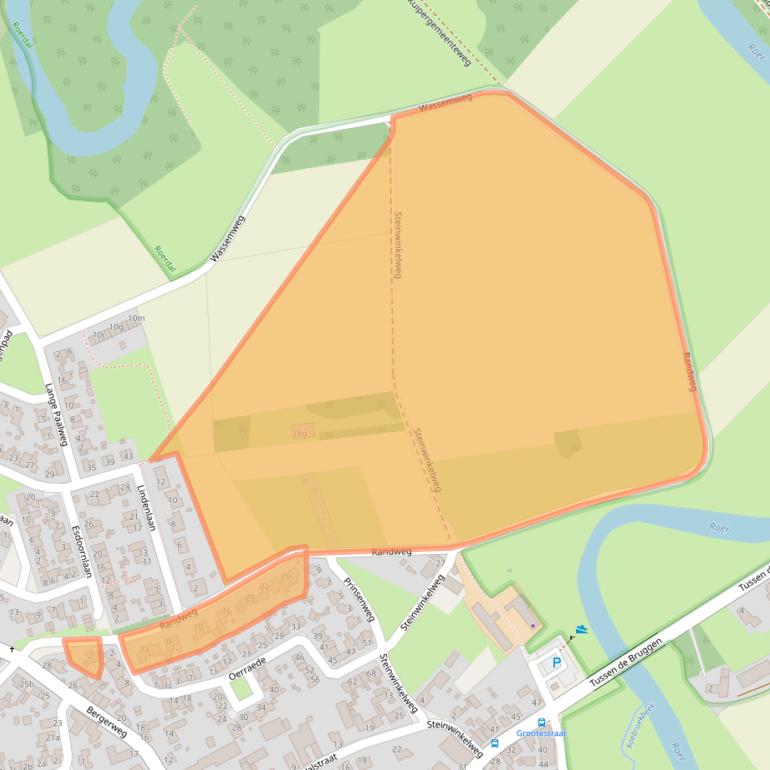 Kaart van postcodegebied 6063BC.