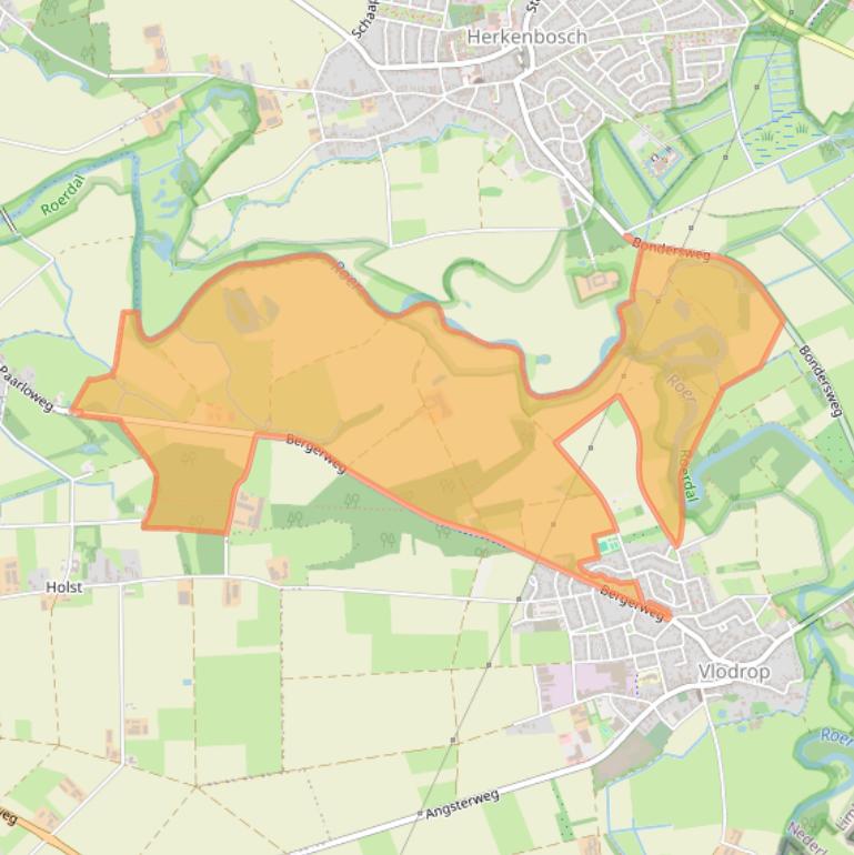 Kaart van postcodegebied 6063BS.