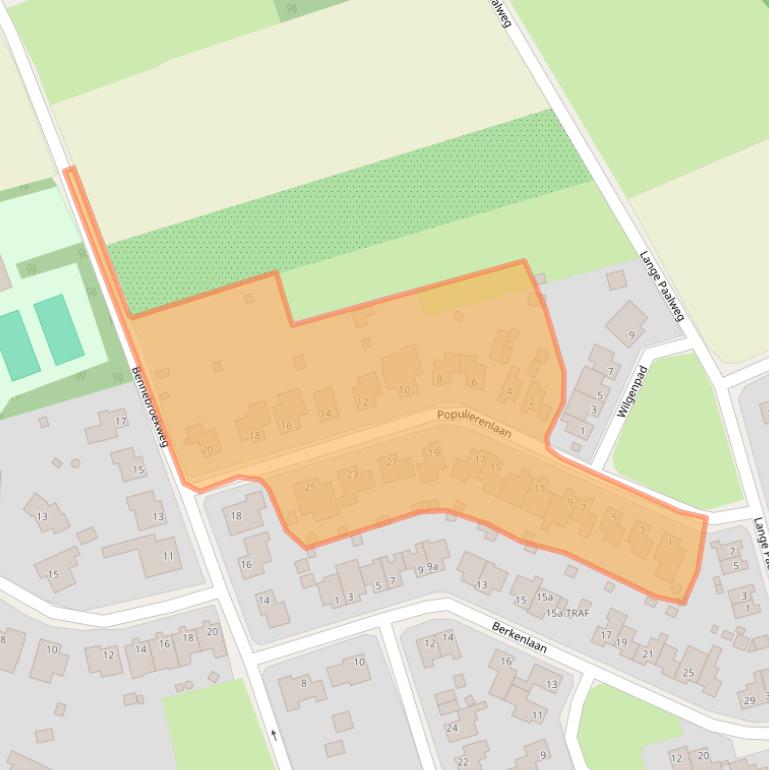 Kaart van postcodegebied 6063CX.