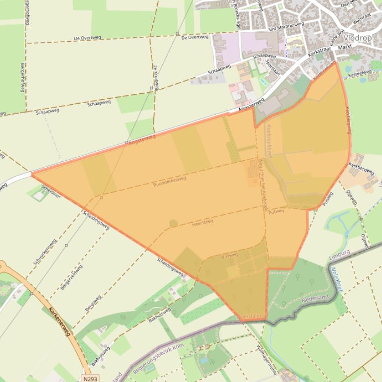 Kaart van postcodegebied 6063ED.