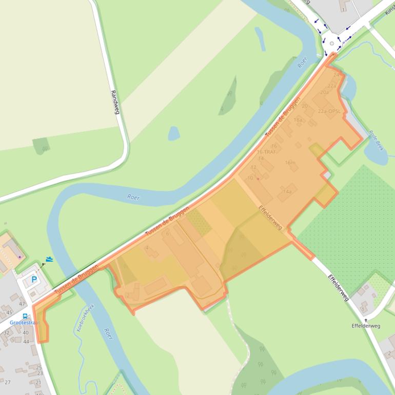 Kaart van postcodegebied 6063NA.