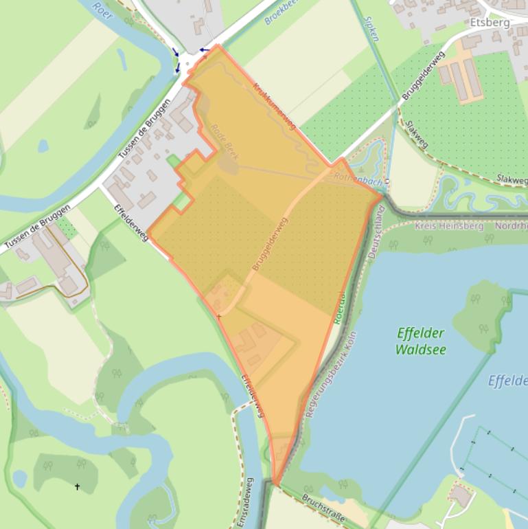 Kaart van postcodegebied 6063NB.