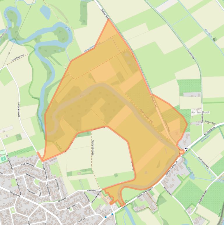 Kaart van postcodegebied 6063NC.