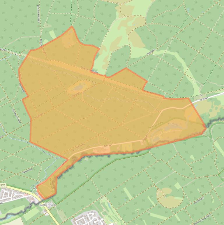 Kaart van postcodegebied 6063NN.