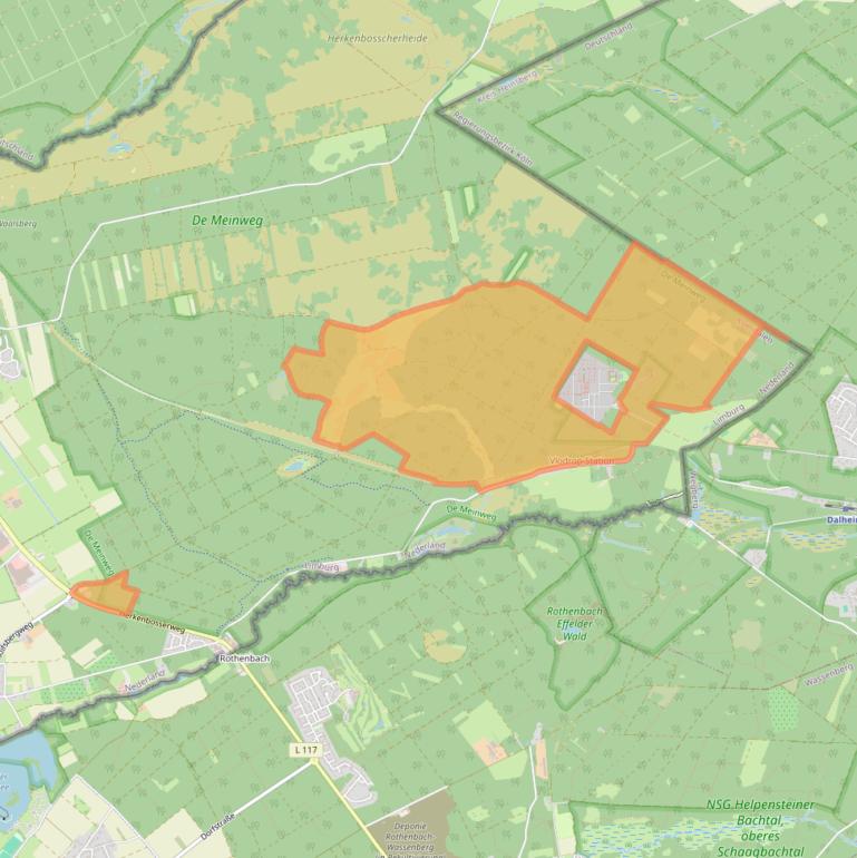 Kaart van postcodegebied 6063NS.