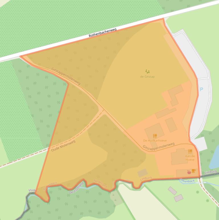 Kaart van postcodegebied 6063NT.