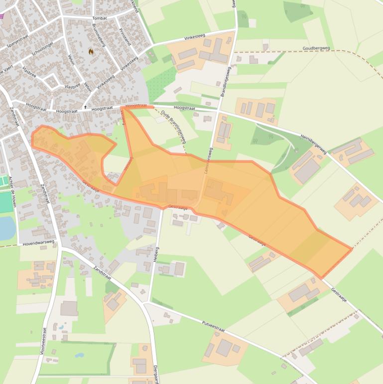 Kaart van postcodegebied 6065AB.