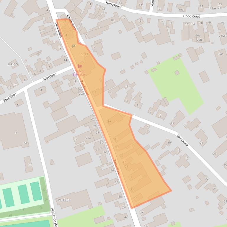 Kaart van postcodegebied 6065AD.