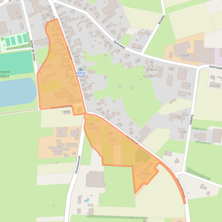 Kaart van postcodegebied 6065AH.