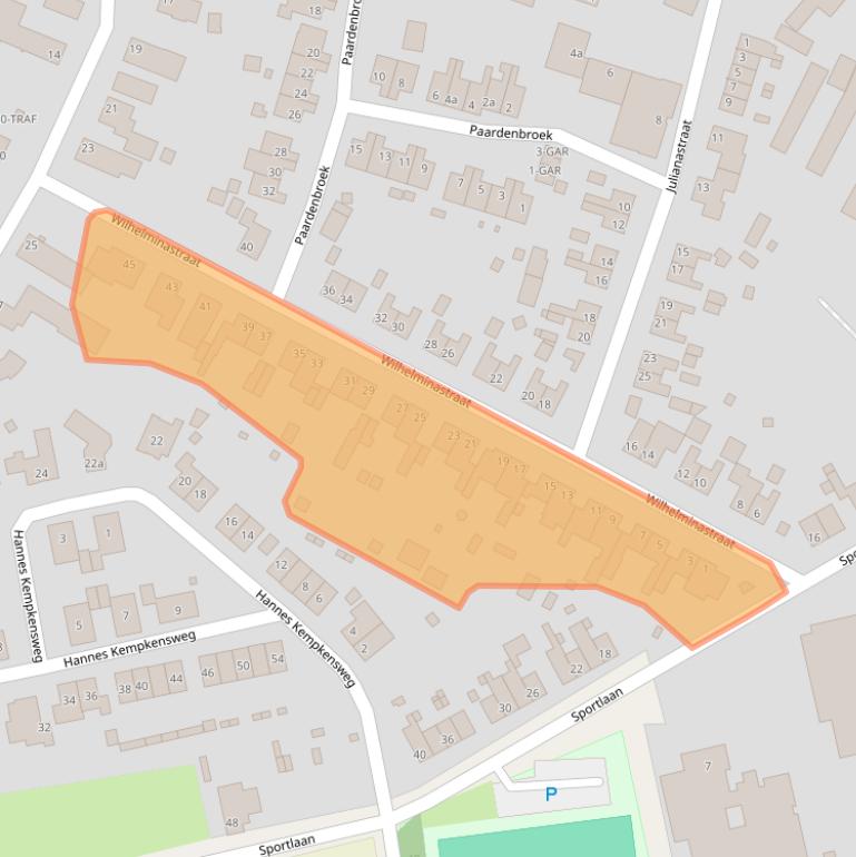 Kaart van postcodegebied 6065AK.