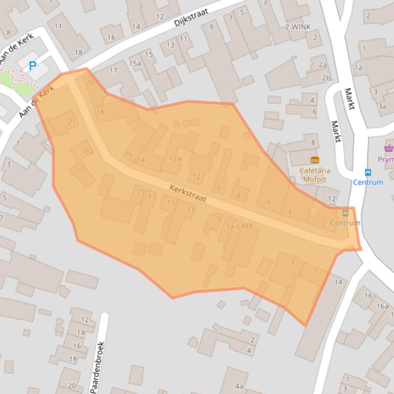 Kaart van postcodegebied 6065AR.