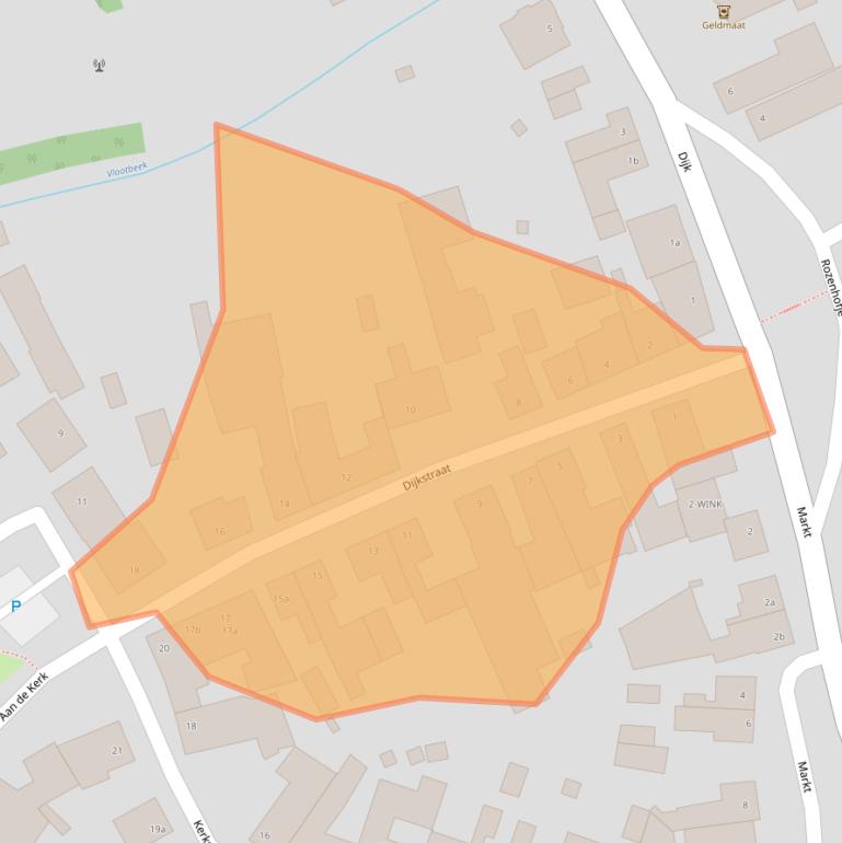 Kaart van postcodegebied 6065AT.