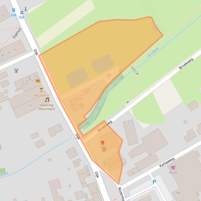 Kaart van postcodegebied 6065CG.