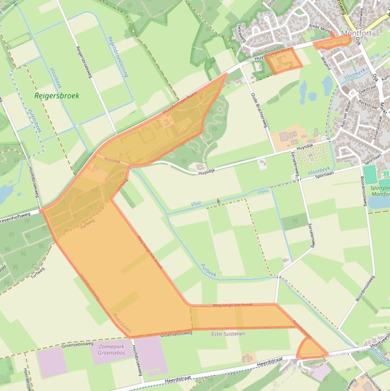 Kaart van postcodegebied 6065CH.