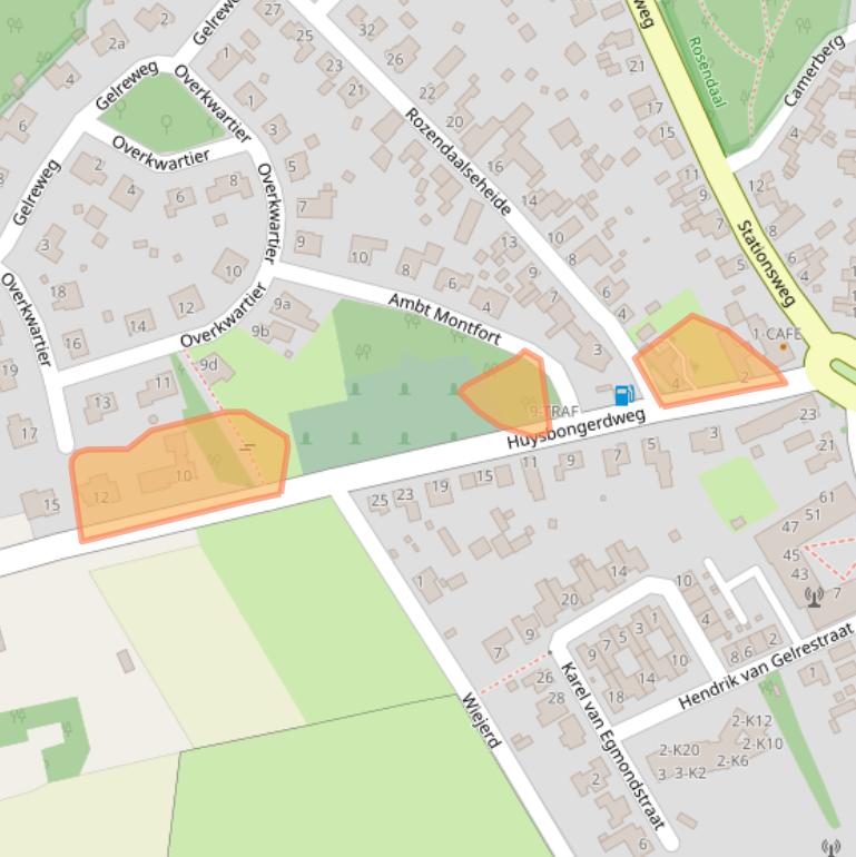 Kaart van postcodegebied 6065CJ.