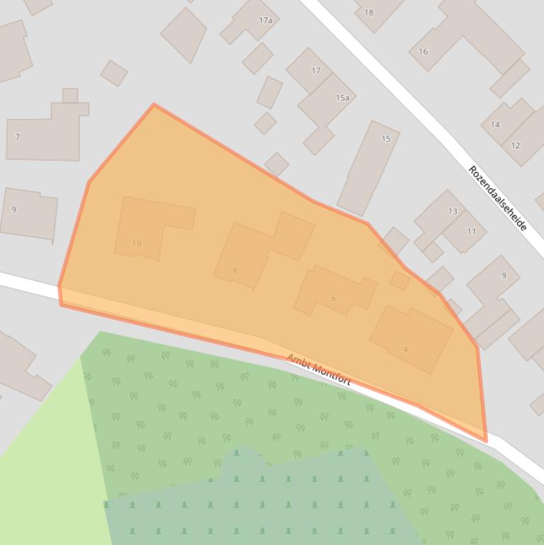 Kaart van postcodegebied 6065CL.