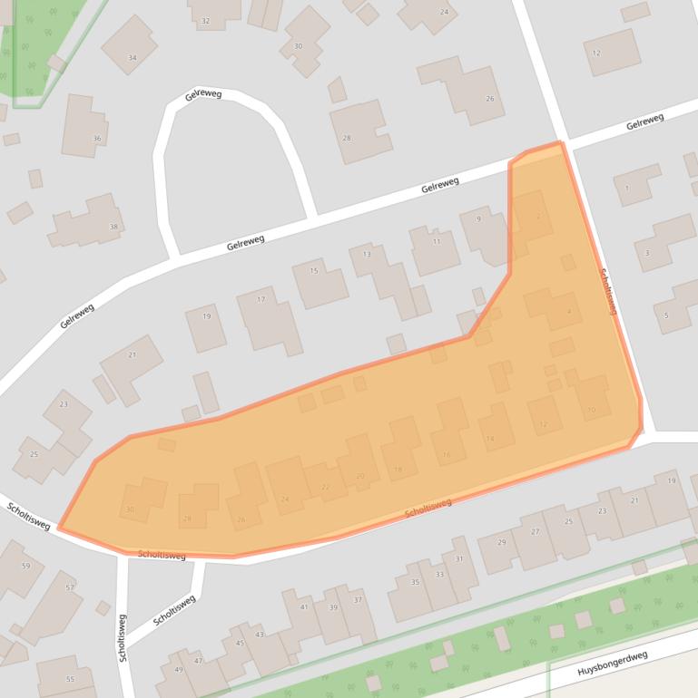 Kaart van postcodegebied 6065CT.