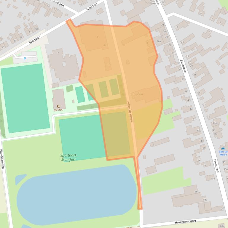 Kaart van postcodegebied 6065CW.